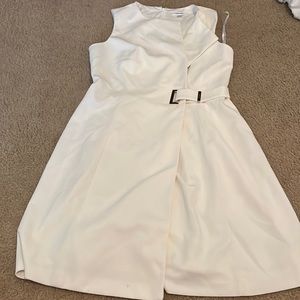 White Calvin Klein dress